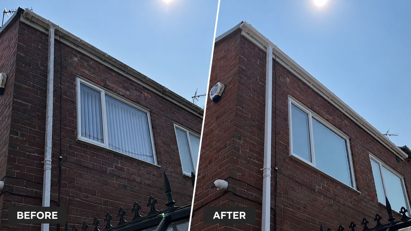 Professional gutter cleaning